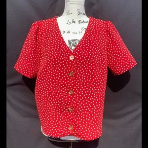 Red Polka Dot Shirt
